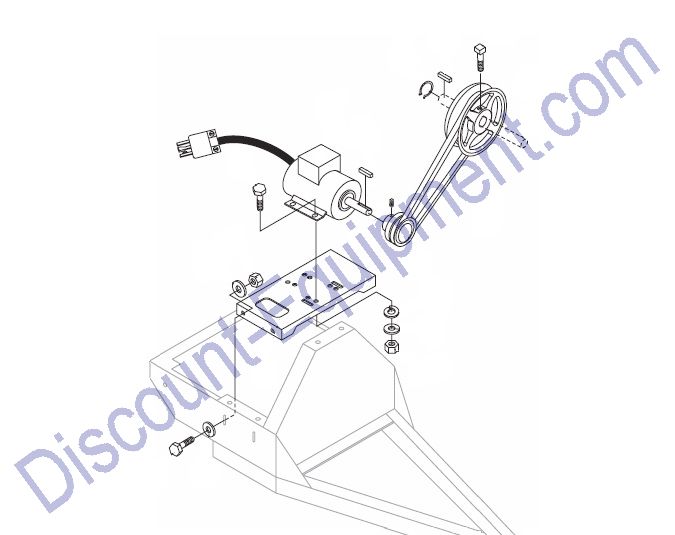 Electric Motor Mounting Plate